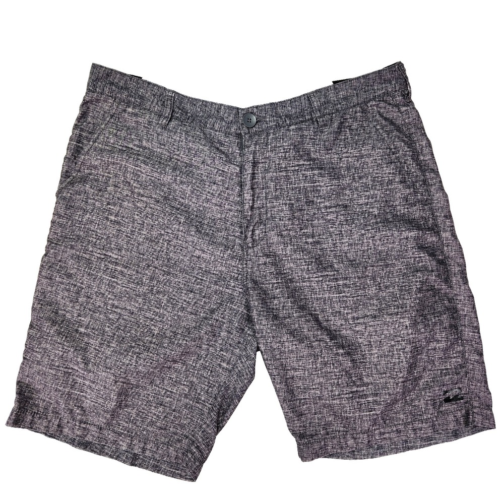 Billabong Crossfire Mens 36 Heathered Gray Hybrid Boardshorts M220VCRS